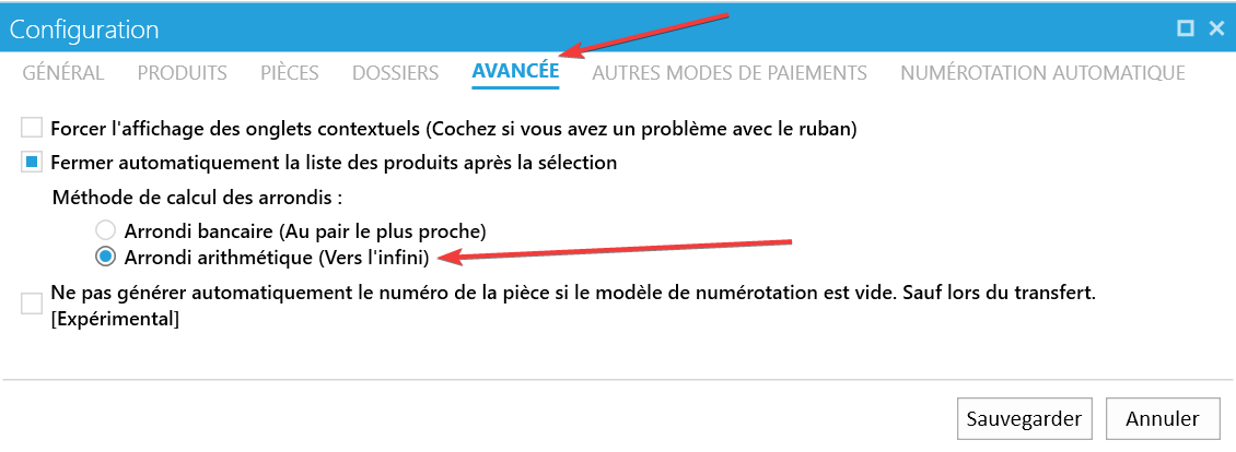 ConfigurationArrondi ConfigurationArrondi
