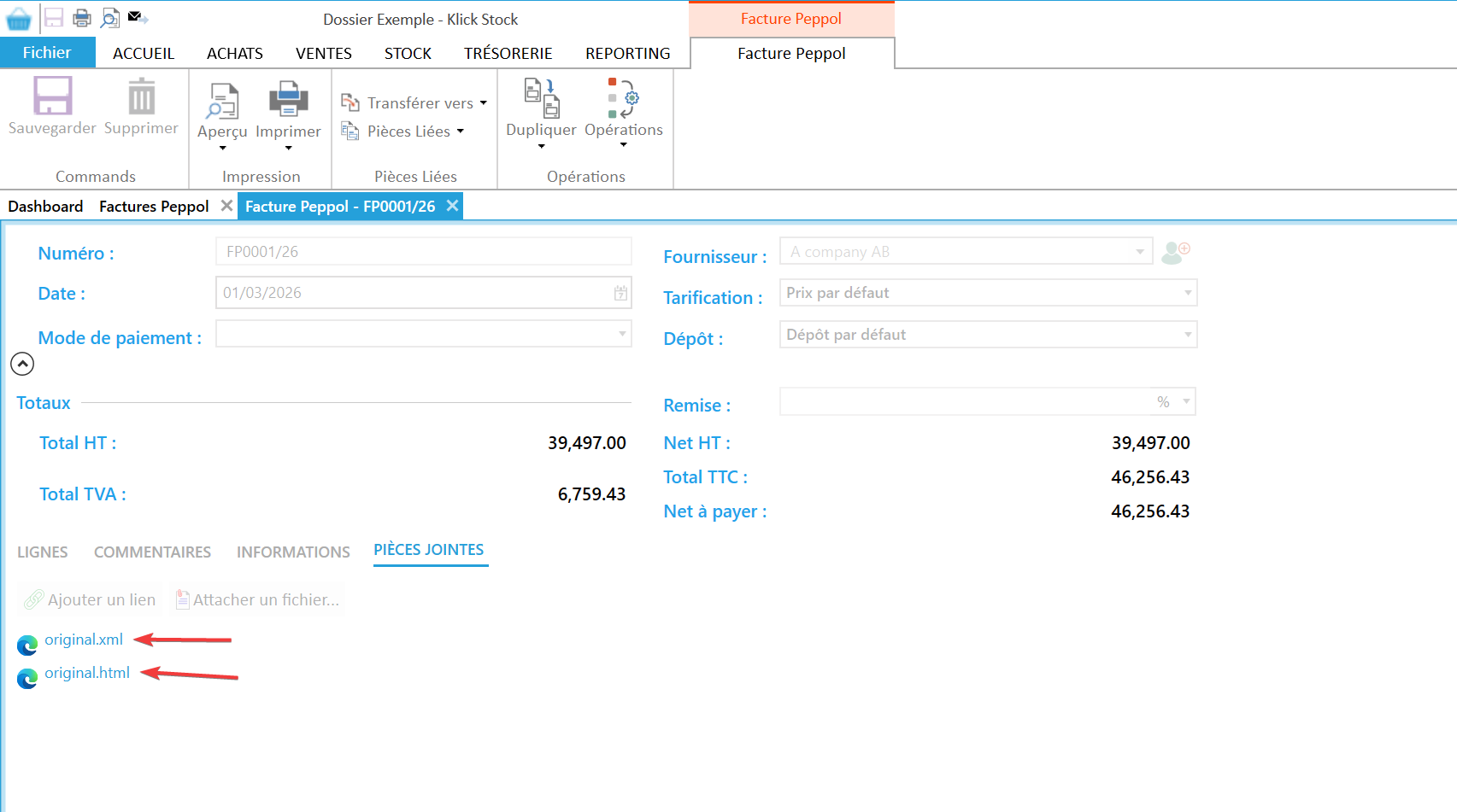 peppolOriginalInvoice peppolOriginalInvoice